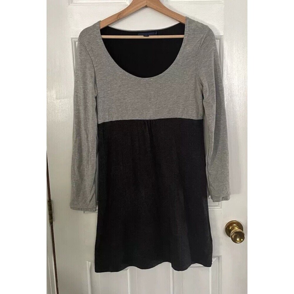 Boden Dress Womens Scoop Neck Colorblock Lyocell Wool Modal Sz 8